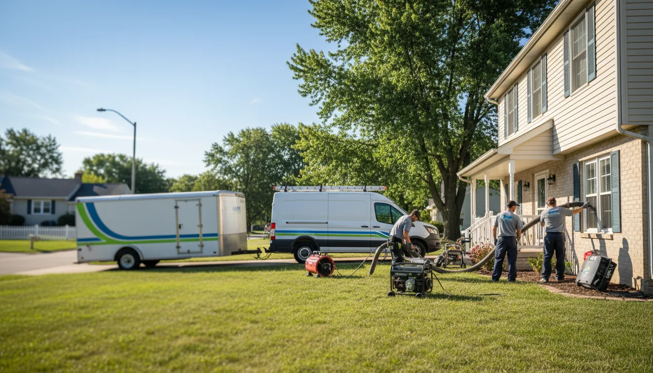 Flooded Basement Restoration And Cleanup With Repair in Pleasantville, IA near me